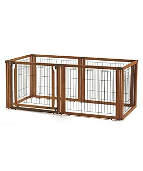 Amazon | リッチェル ペット用 木製3WAYサークル 6面70H